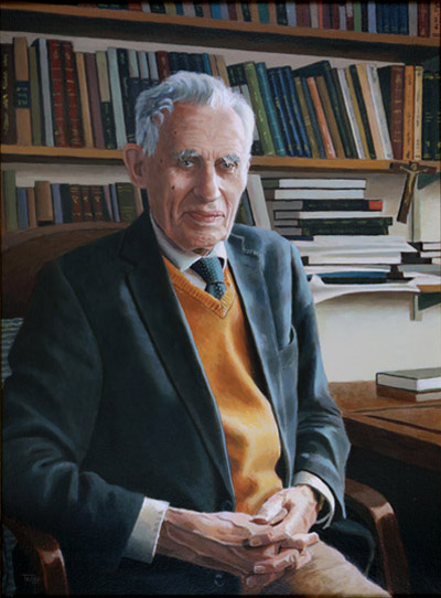 Prof Richard Swinburne Portrait by Simon Taylor